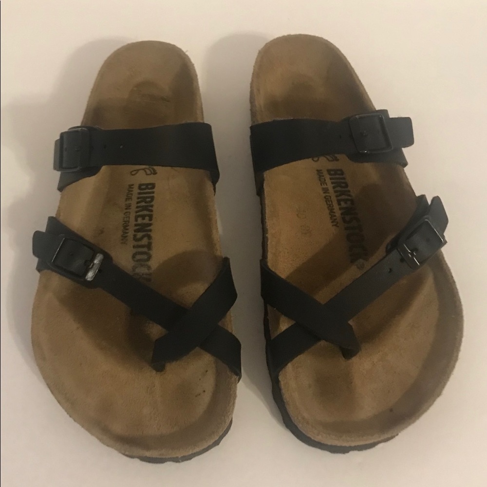 Birkenstock Mayari Birko-flor Black Sandal 36 R